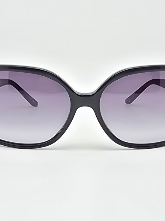 *SOLD*Brighton She’s So Fine Gloss Black Rhinestone Frame Grey Gradient Sunglass - Picture 2 of 16